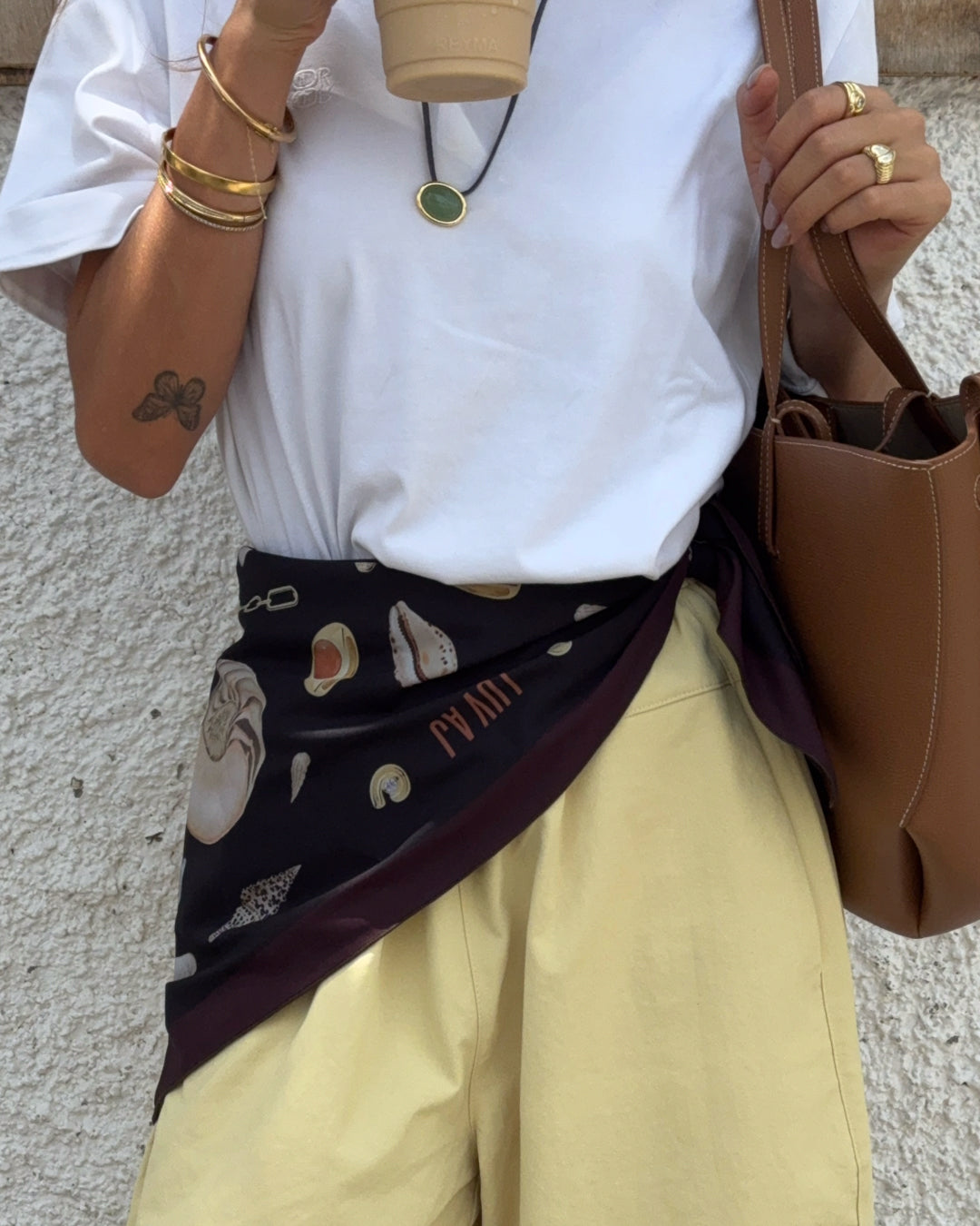 The Night Swim Scarf | Black