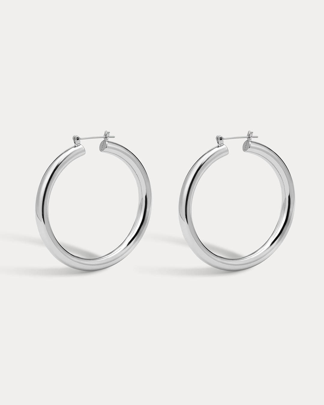 Amalfi Tube Hoops | Silver