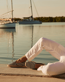 Men's Original Espadrille | Terry | Navy - Natural - Mens Espadrilles - Navy - Natural - Soludos - 
