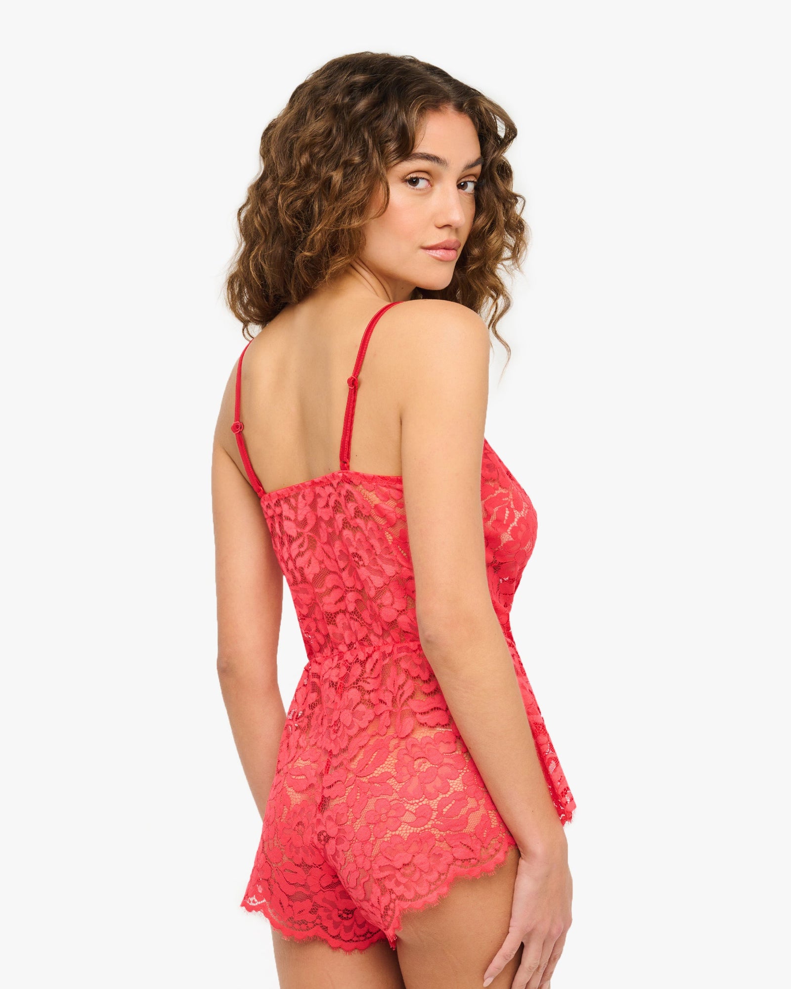 Pink Teddy - Magnolia Romper