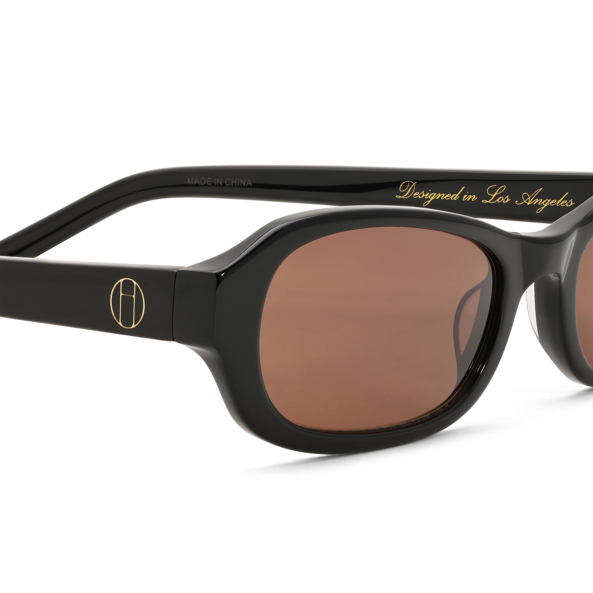 Margaux Glasses | Glossy Black