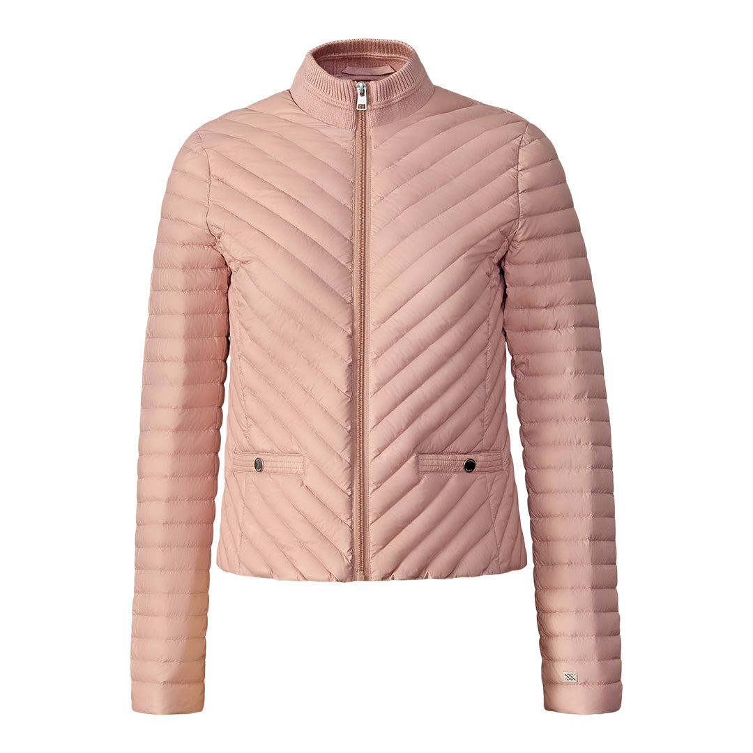 Marion Packable Down Jacket | Blush