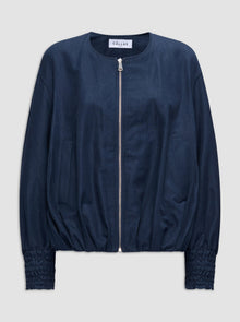 Marta Bomber Jacket | Indigo