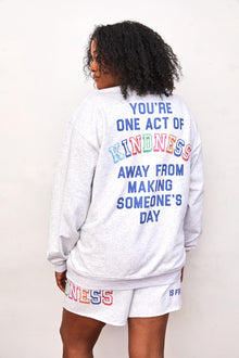 Kindness is Free Sweatshorts | Grey