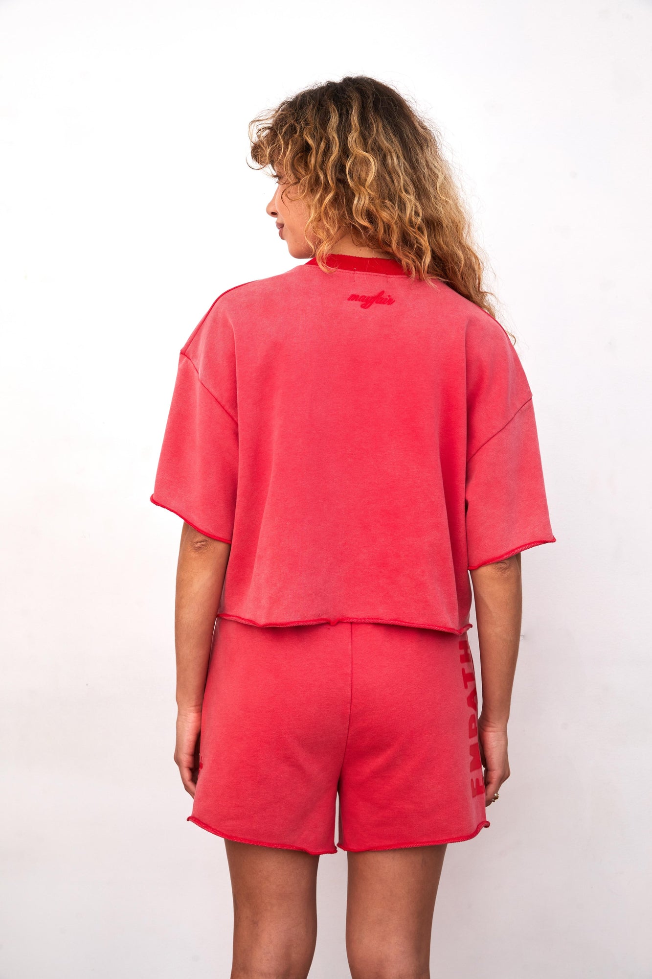 Empathy Always Sweatshorts | Vintage Red