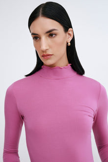 Forsythe Turtleneck | Hot Pink
