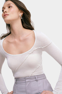 Melody Sheer Top | Mist