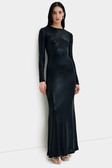 Sommar Metallic Dress | Onyx