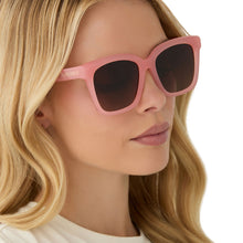 Womens | Meredith Sunglasses | Peach | Brown Gradient Polarized Lenses