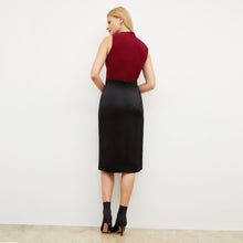 Image of a woman wearing the Penny Skirt in Black