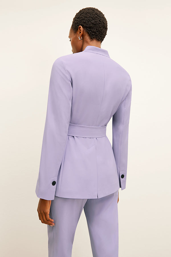 Back image of a woman wearing the Twidwell Blazer | Exclude