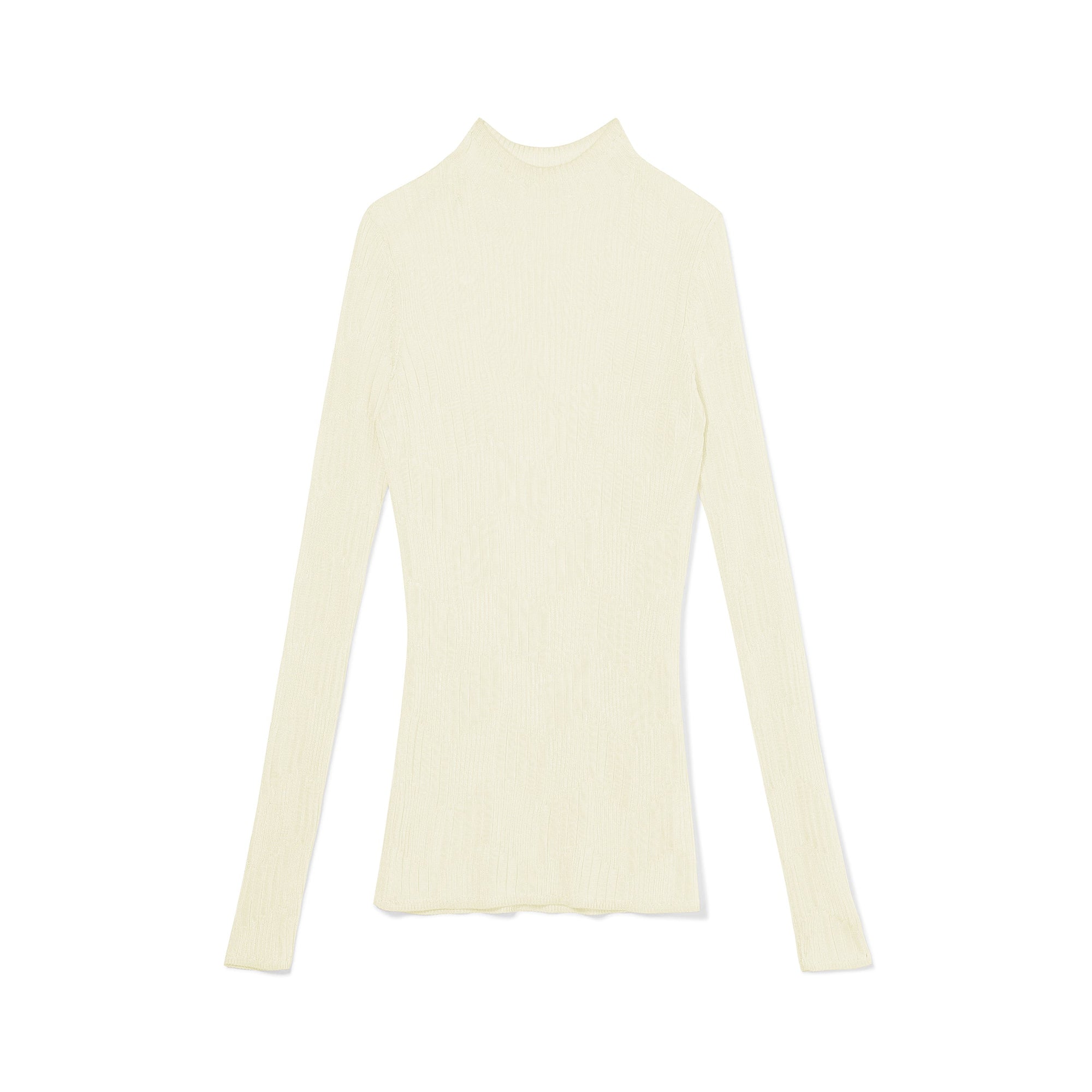 packshot image of the brodie top in ivory