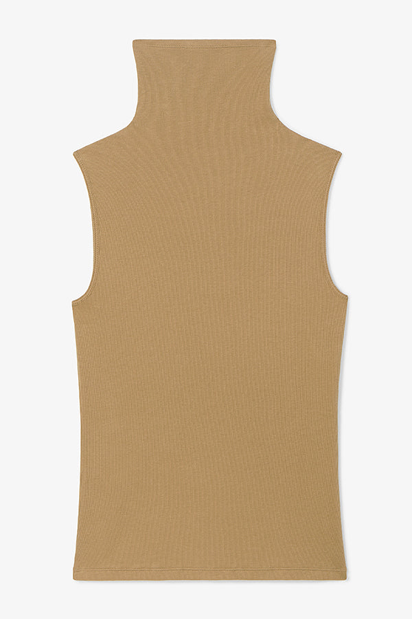 Packshot image of the Jett Tank in Saddle | Exclude | Still