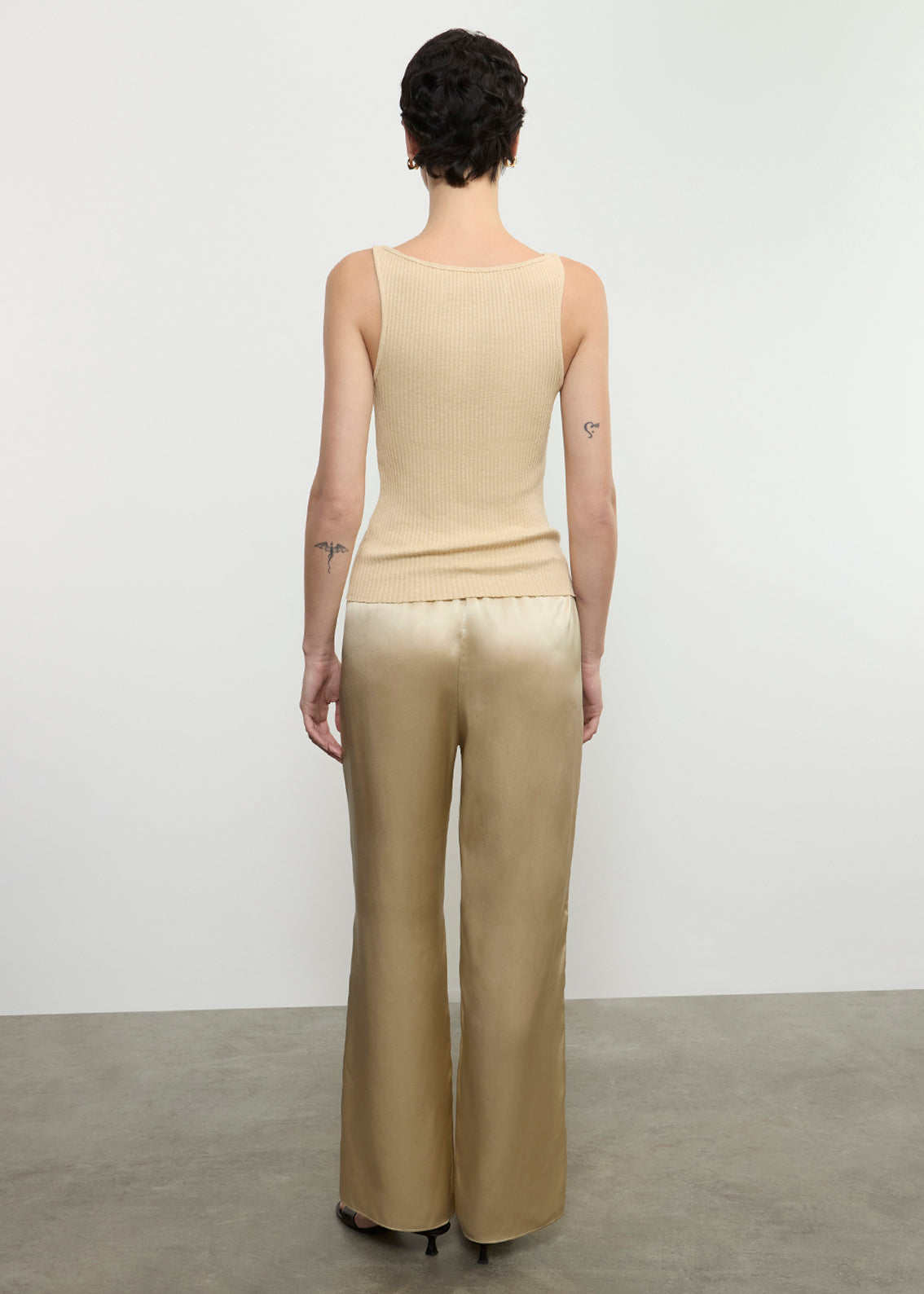 Silk Satin Pantlet | Blonde