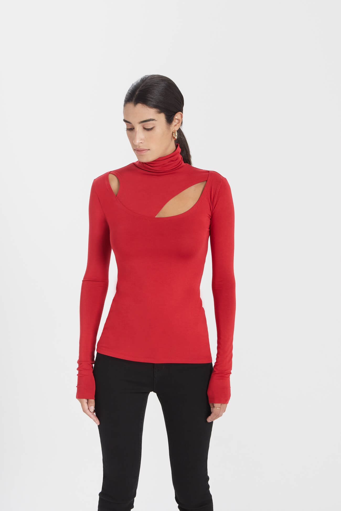 Dahlia Top | Red
