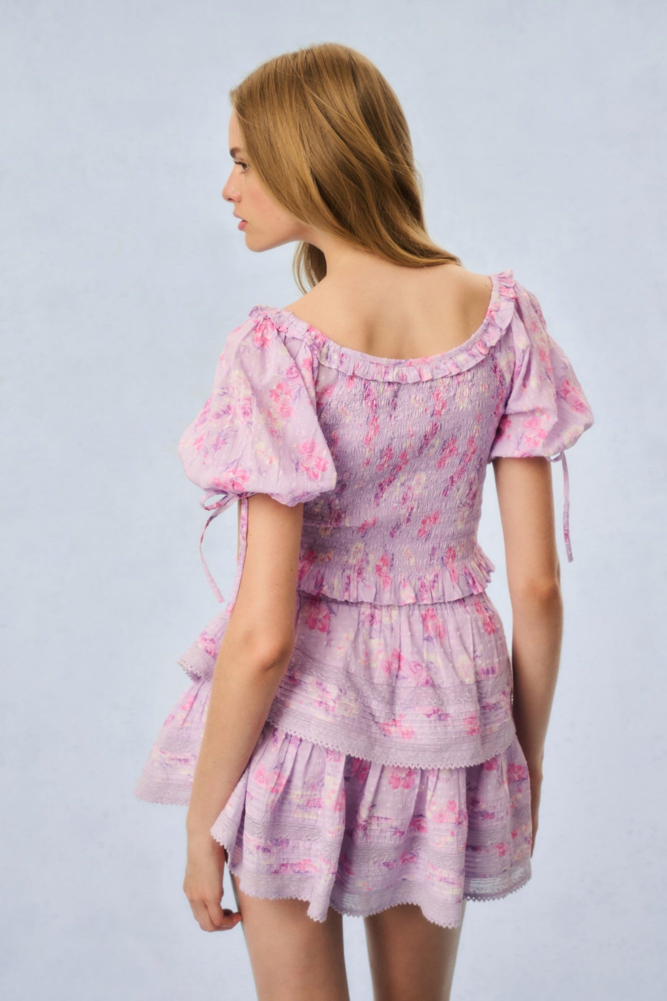 Molly Heirloom Print Top | Hibiscus