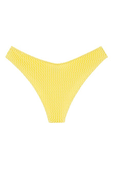 Lulu Zig Zag Stitch Bikini Bottom | Yellow Crochet