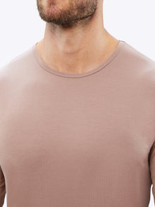 Mens | AO Long Sleeve Curve-Hem Tee | Signature-Fit PYCA Pro | Mountain Mist