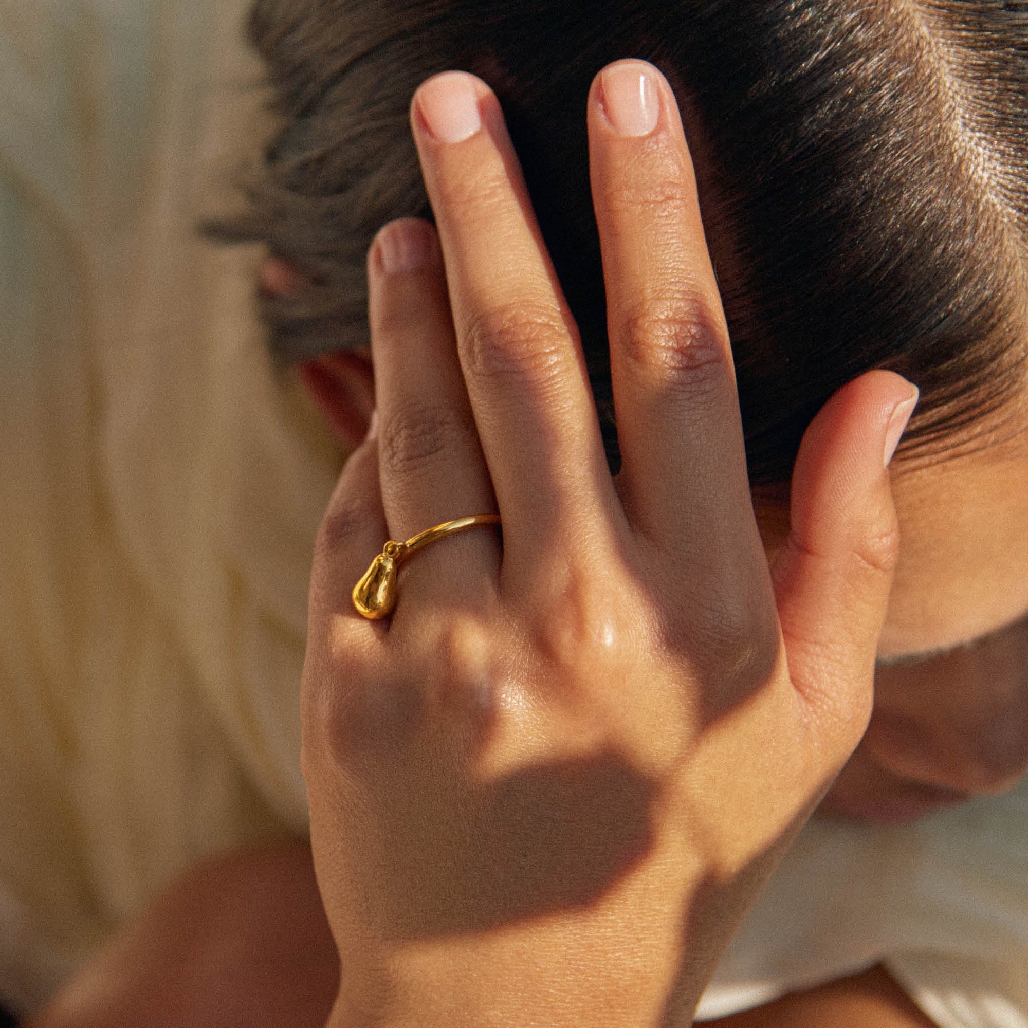 Pear Ring | 18K Gold Plated