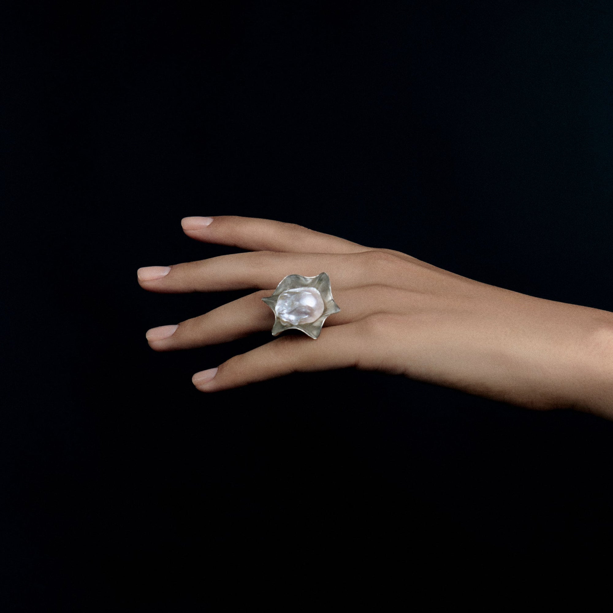 Perle Ring | Sterling Silver | Freshwater Pearls