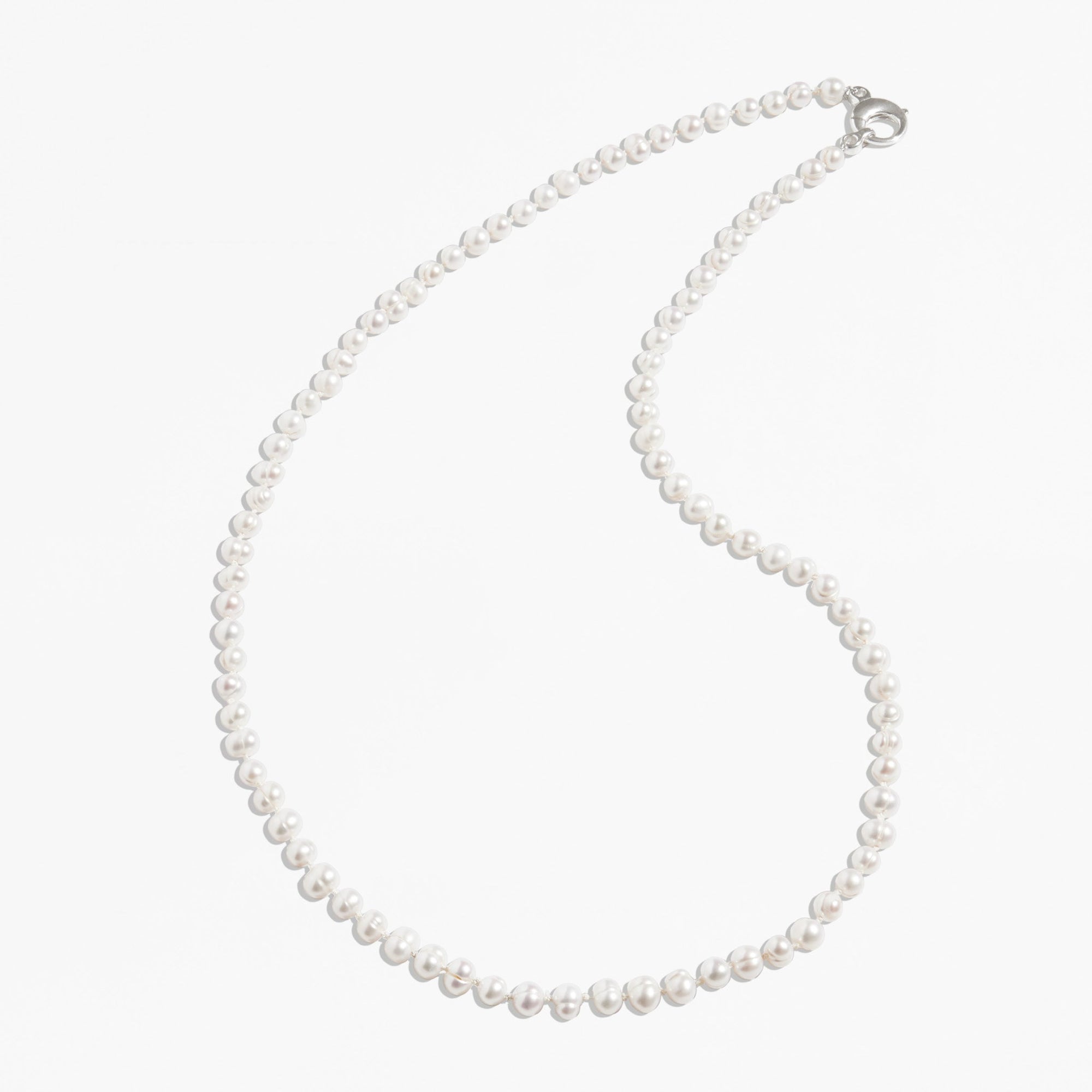 Nai Nai Necklace | Sterling Silver | Freshwater Pearls