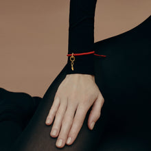 Snake Bracelet | 18K Gold Plated | Red String