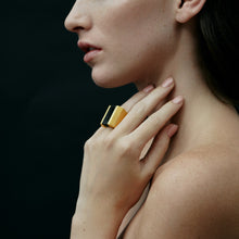 Deckard Ring | 18K Gold Plated | Onyx