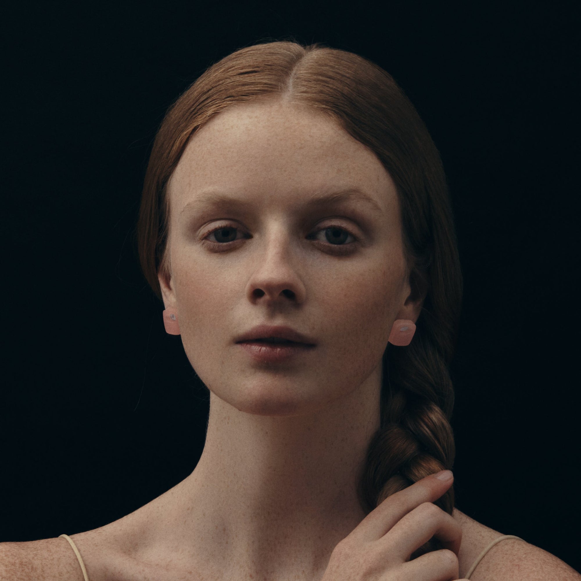 Cuneo Earrings | Silver | Pink