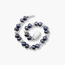 Monochrome Bracelet | Sterling Silver | Freshwater Pearls