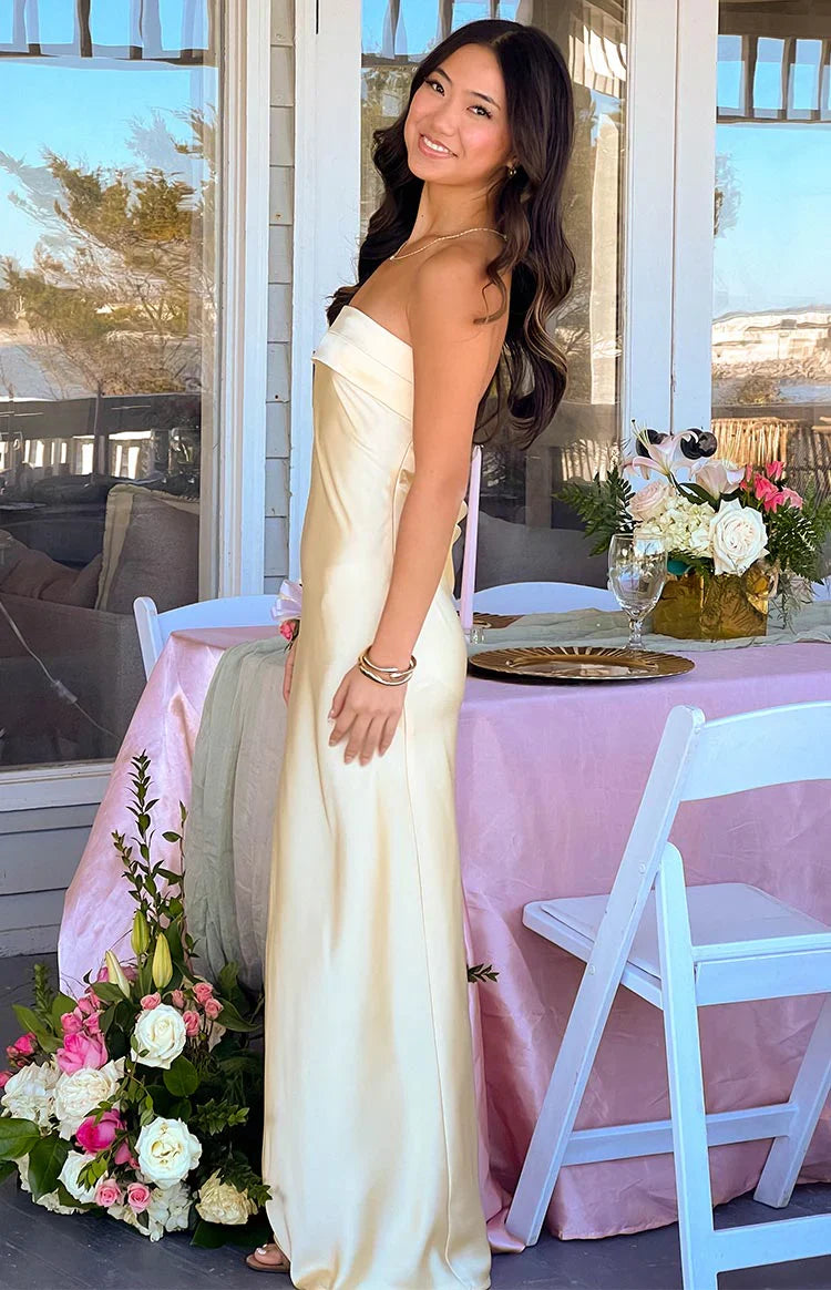 Maiah Maxi Dress | Yellow