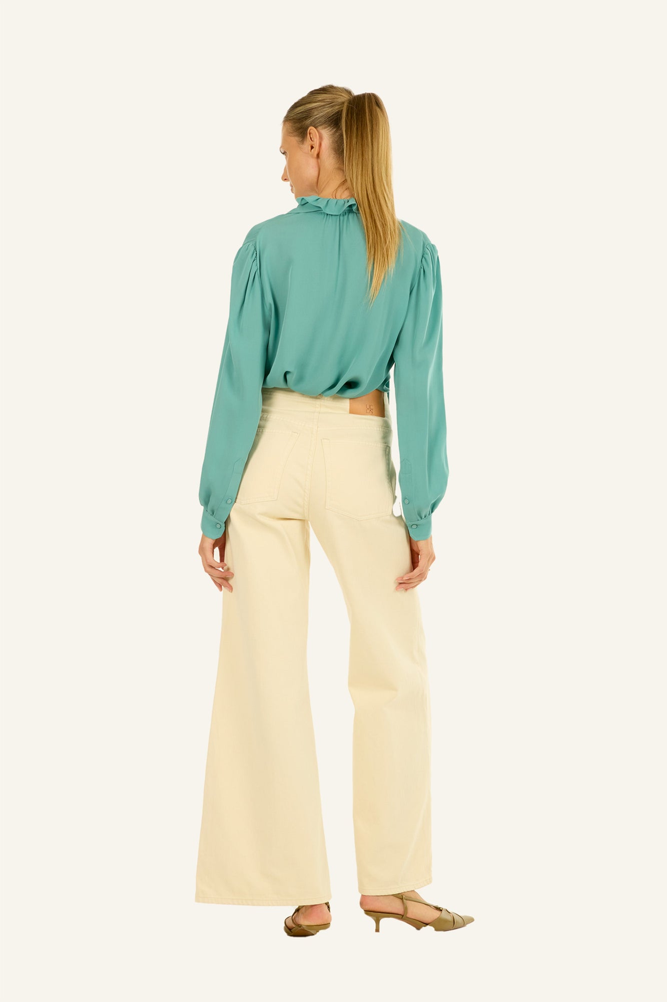 Maribelle Blouse | Cyan Green