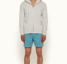 Mathers Towelling Classic Fit Double-Faced Towelling Hooded Sweatshirt | Moonlight