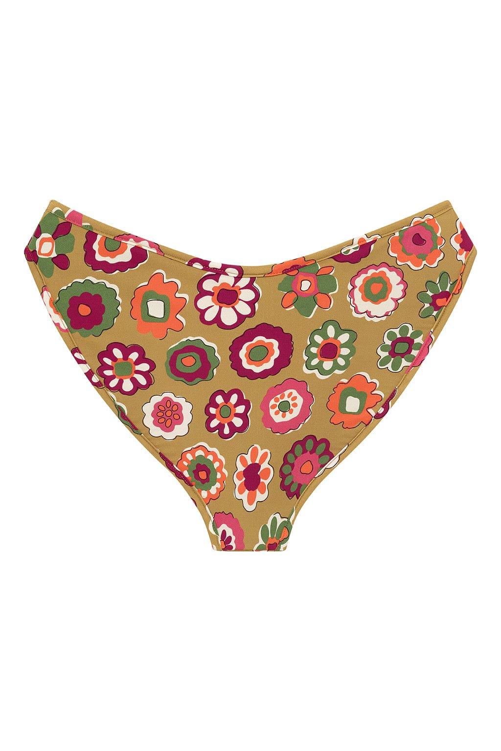 Added Coverage Lulu Bikini Bottom | Mazzy Floral
