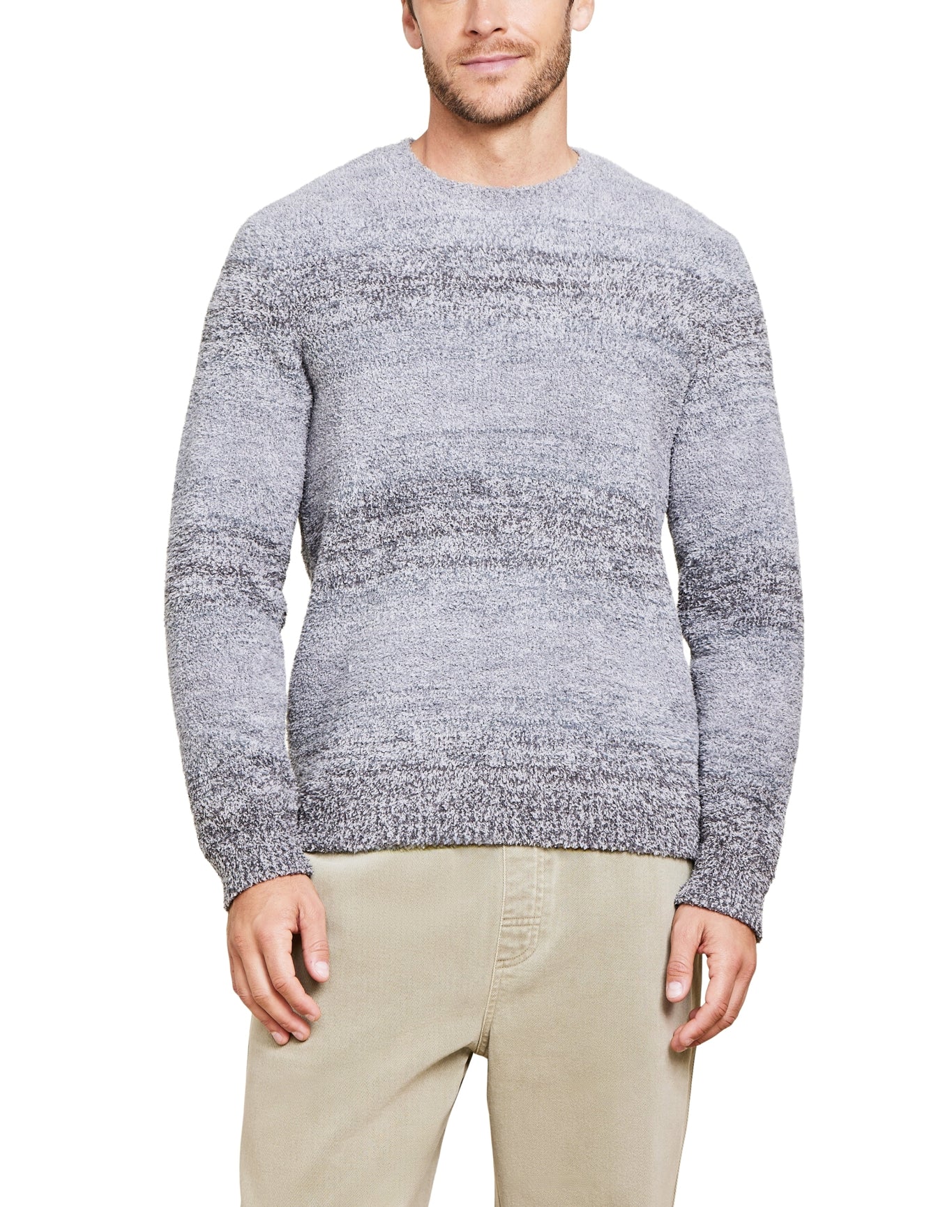 Men | Cozychic Ombre Pullover | Dark Gray Multi