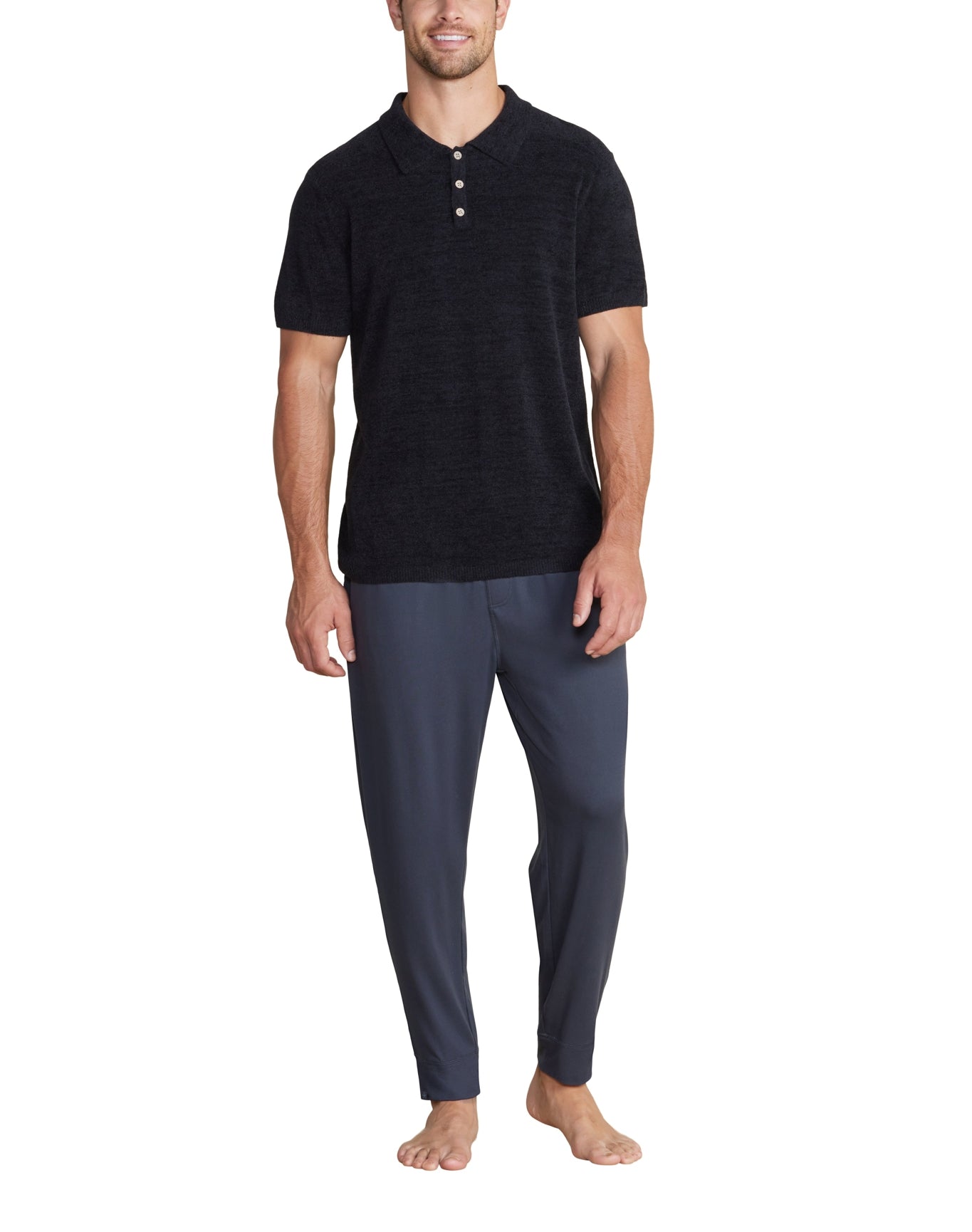 Men | Cozychic Ultra Lite Short Sleeve Polo | Black