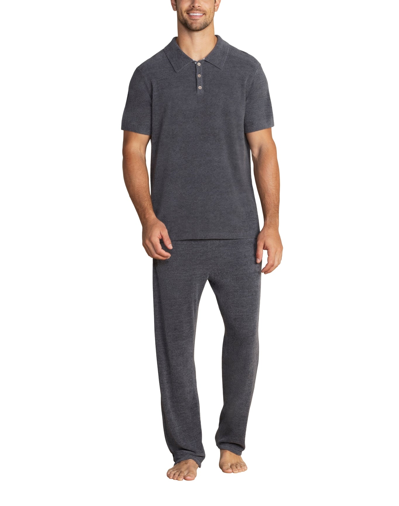 Men | Cozychic Ultra Lite Short Sleeve Polo | Coal