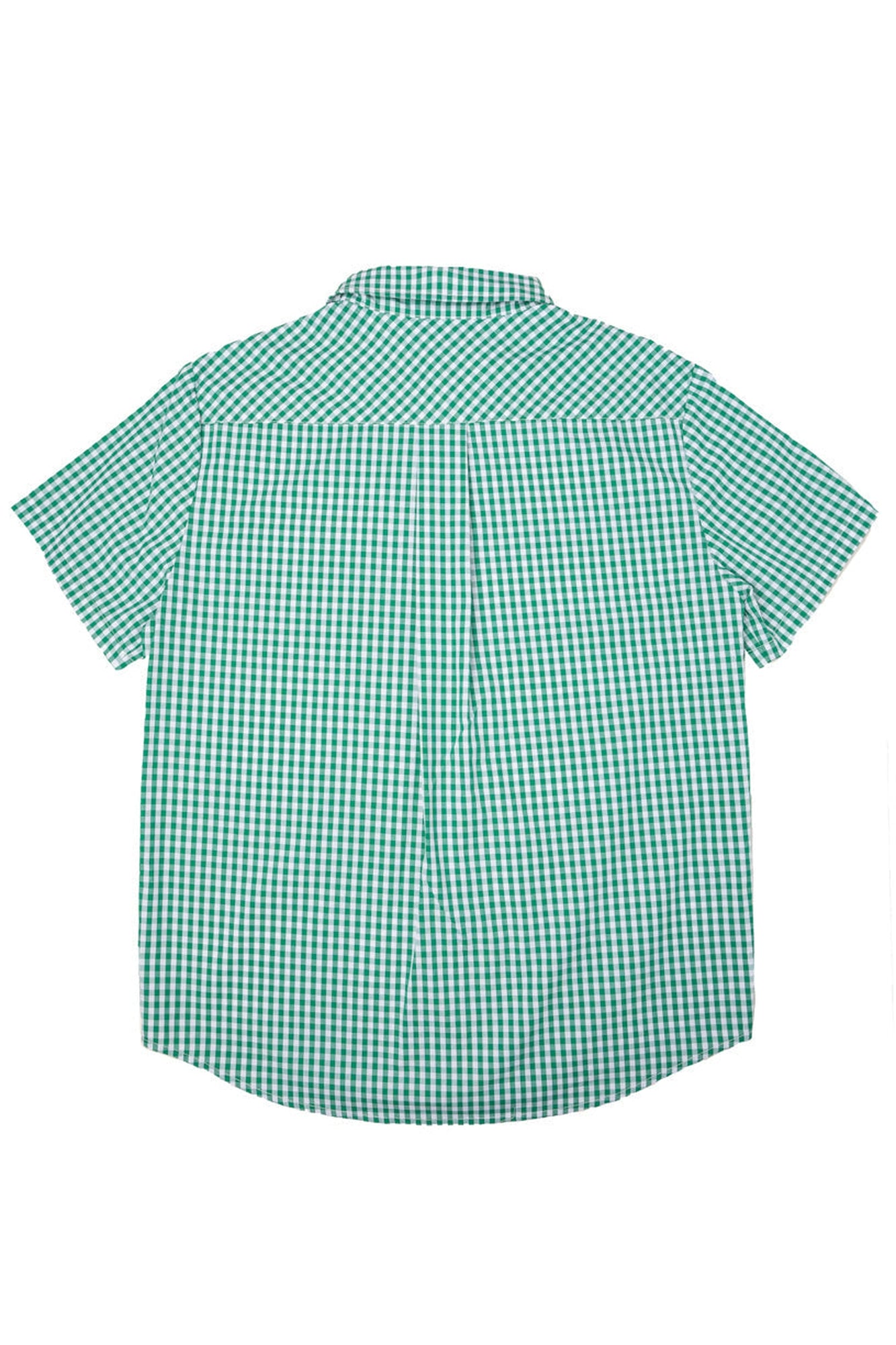 Men | James Shirt | Green x Gingham