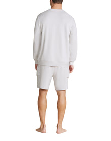 Men | MC Brushed Fleece Cargo Short | Silver