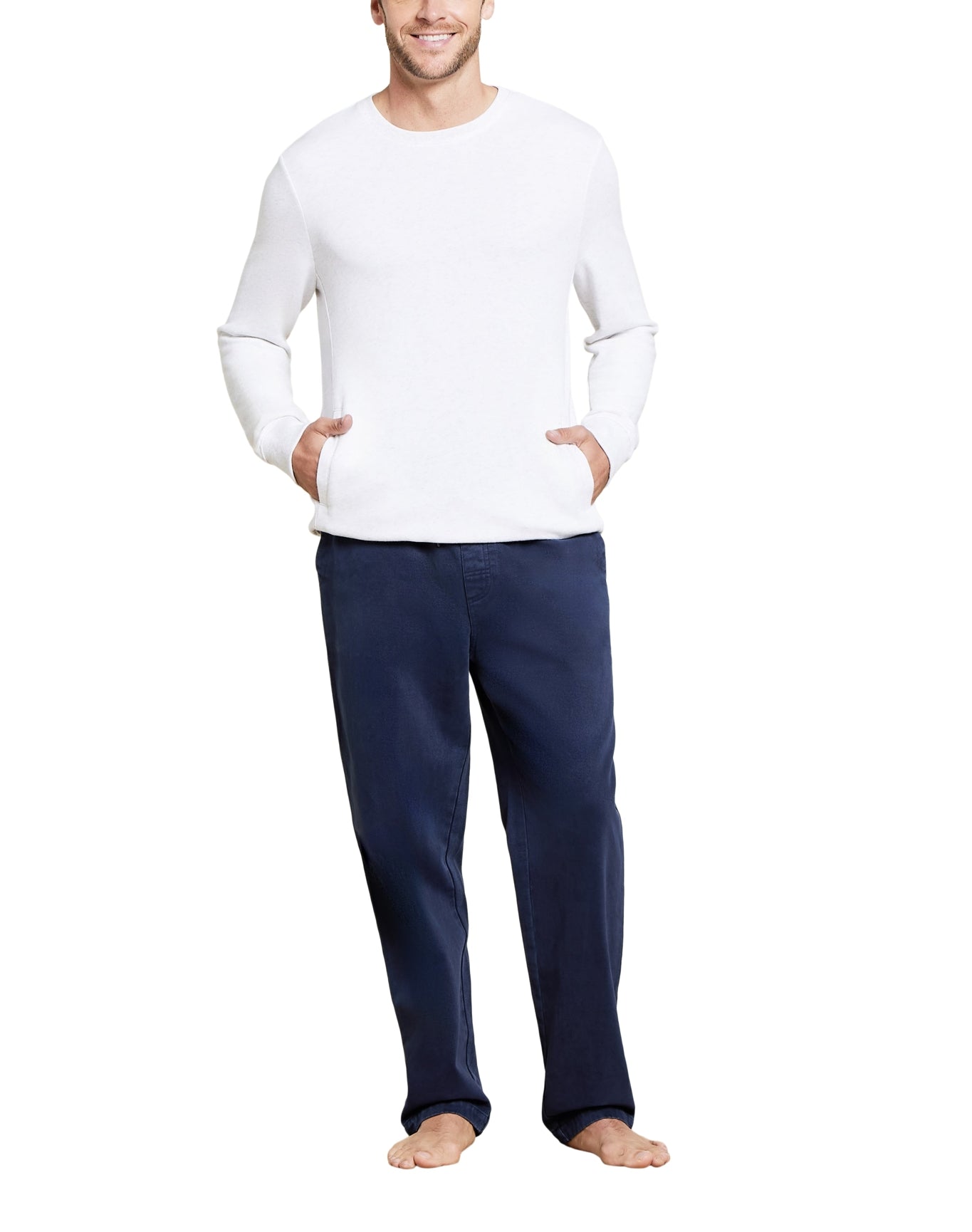 Men | MC French Terry Pullover | He White