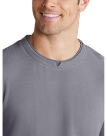 Men | MC s Brushed Fleece Split Neck Pullover | Coal