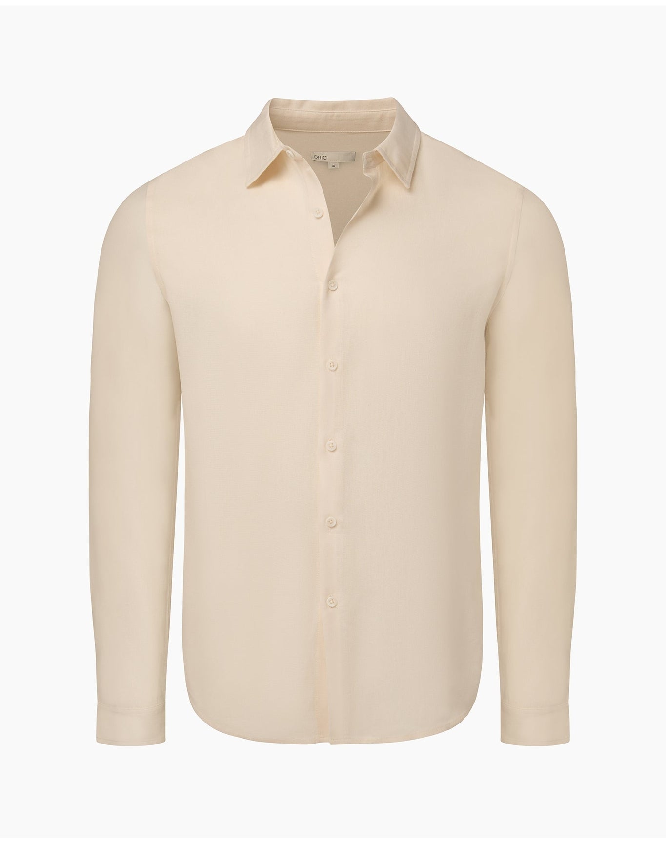 Men | Standard Long Sleeve Linen Shirt | Pale Lilac