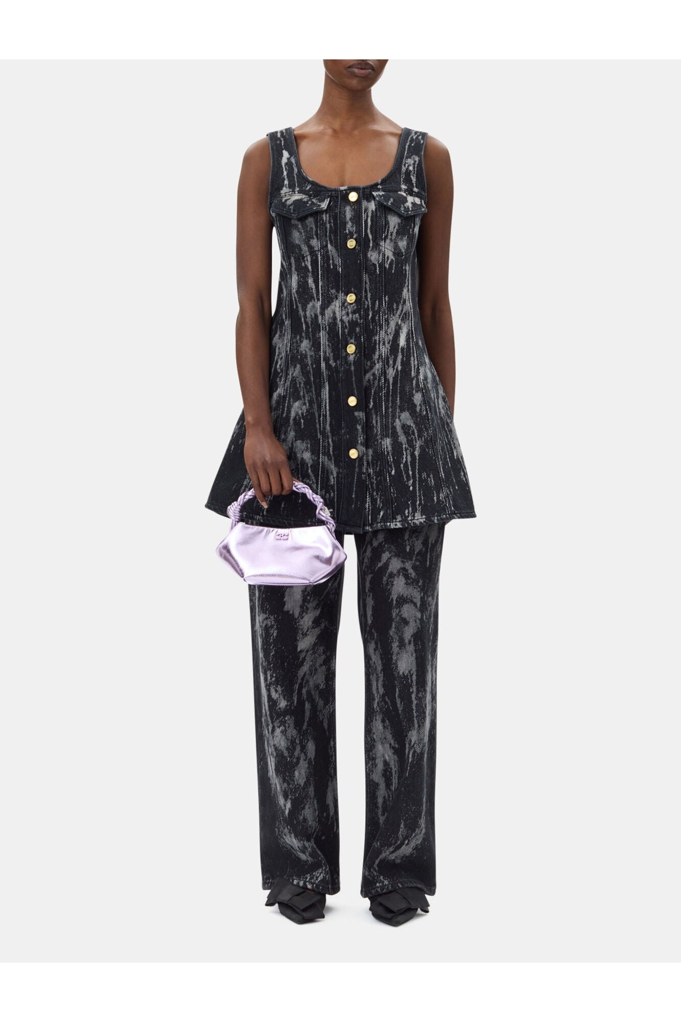 Metallic Mini Bou Bag | Pink Lavender