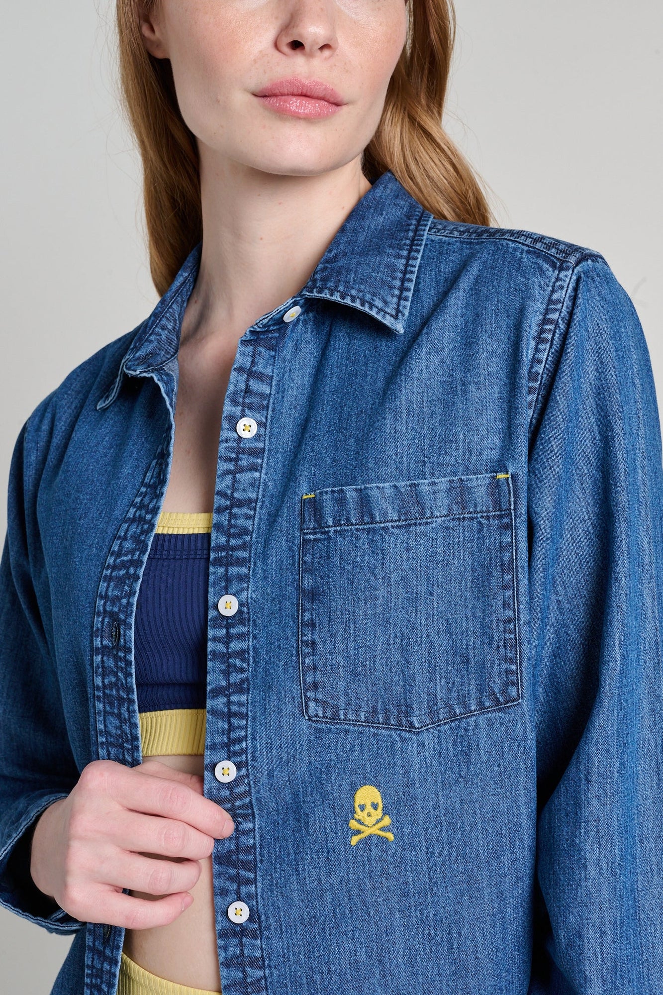 Kerri Rosenthal | Mia Soul Brigade Denim Shirt | Denim