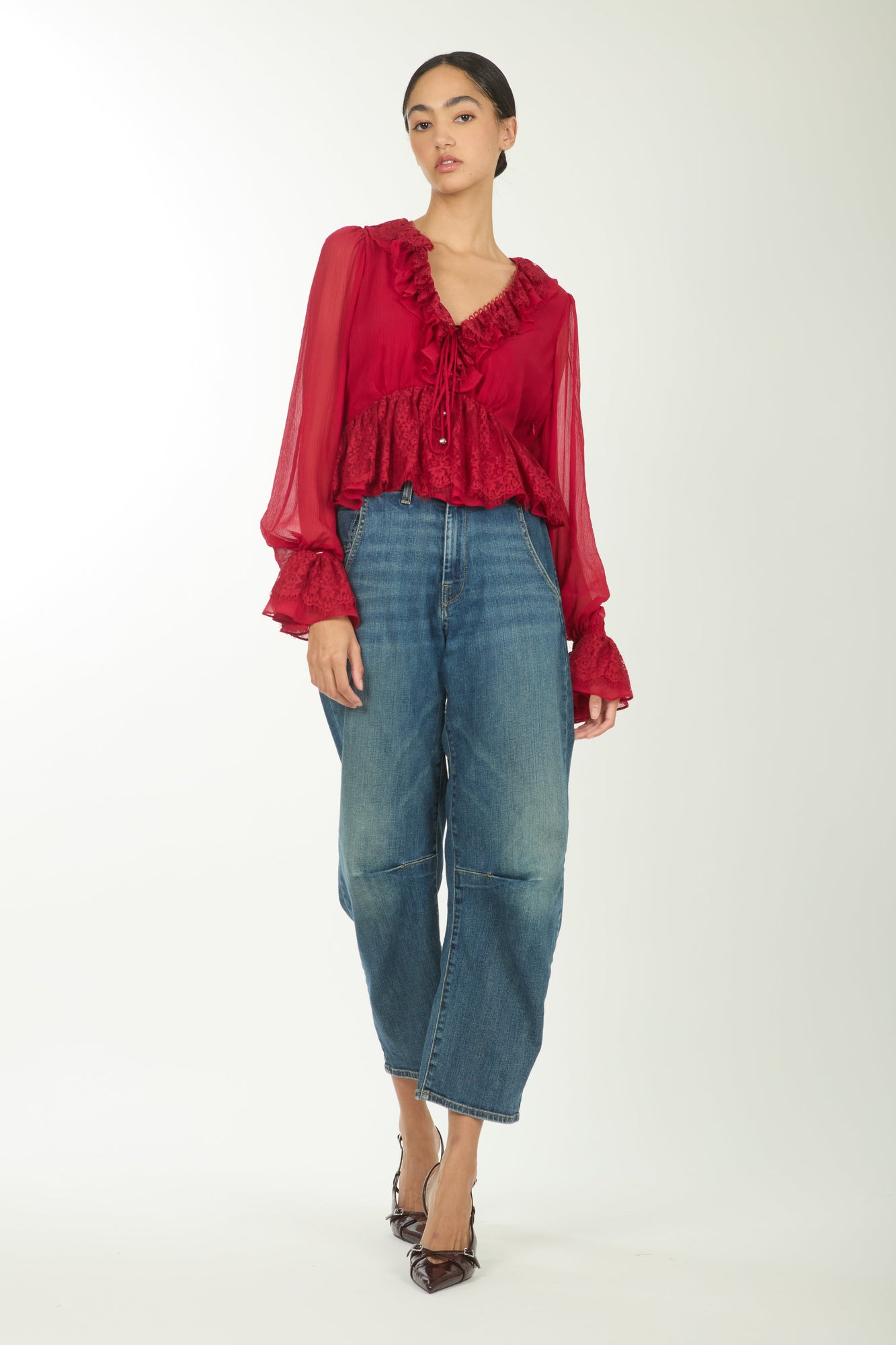 Milana Top | Lipstick Red