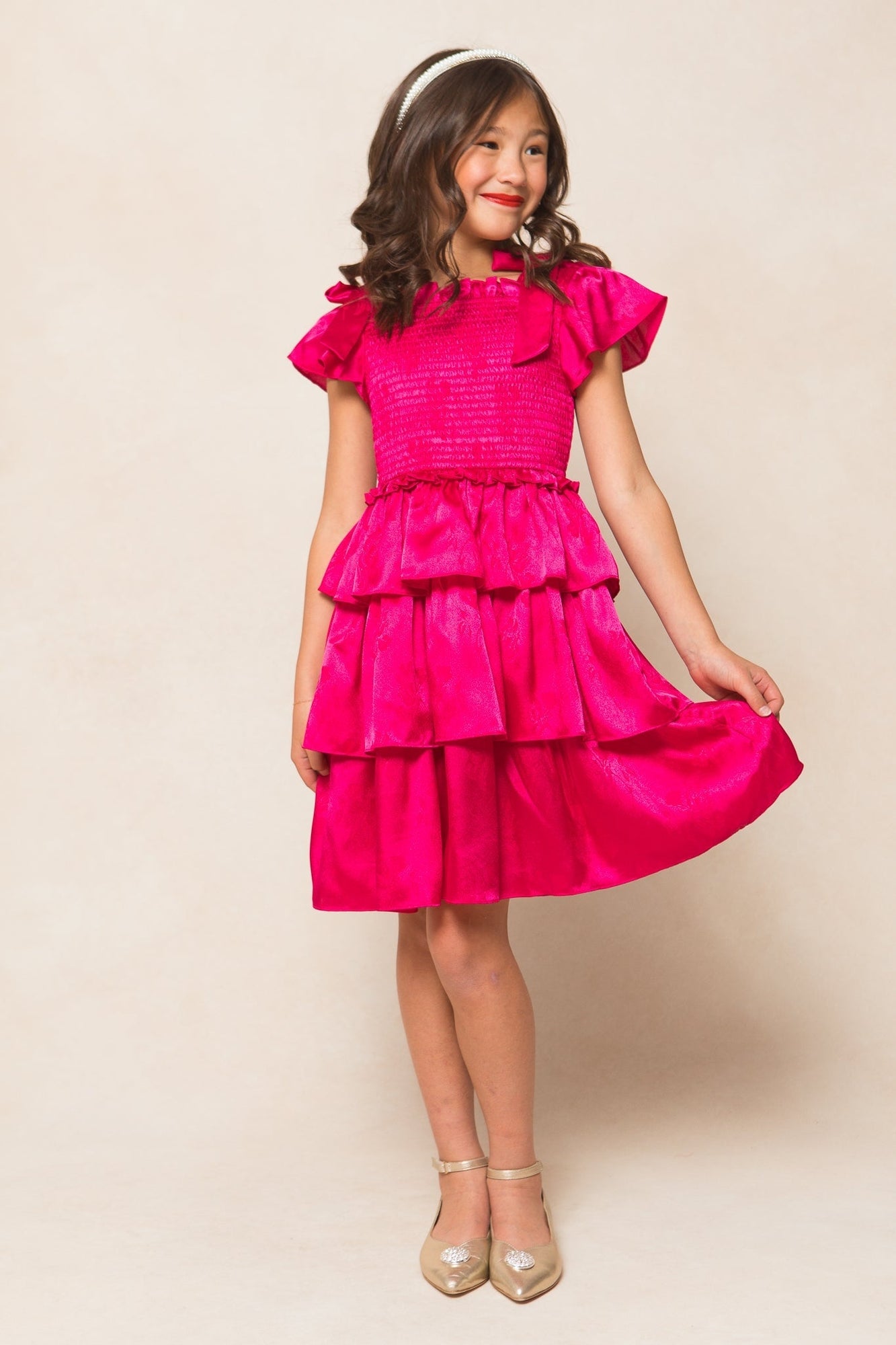 Girls | Mini Alana Dress | Pink