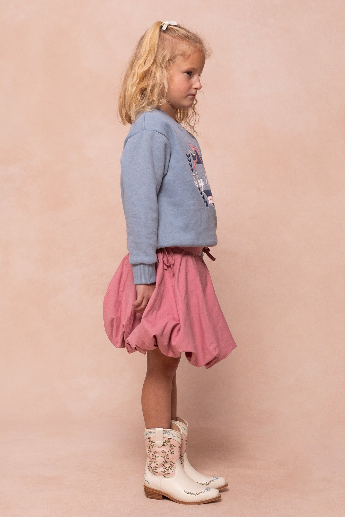 Girls | Mini Clo Bubble Skirt | Mauve