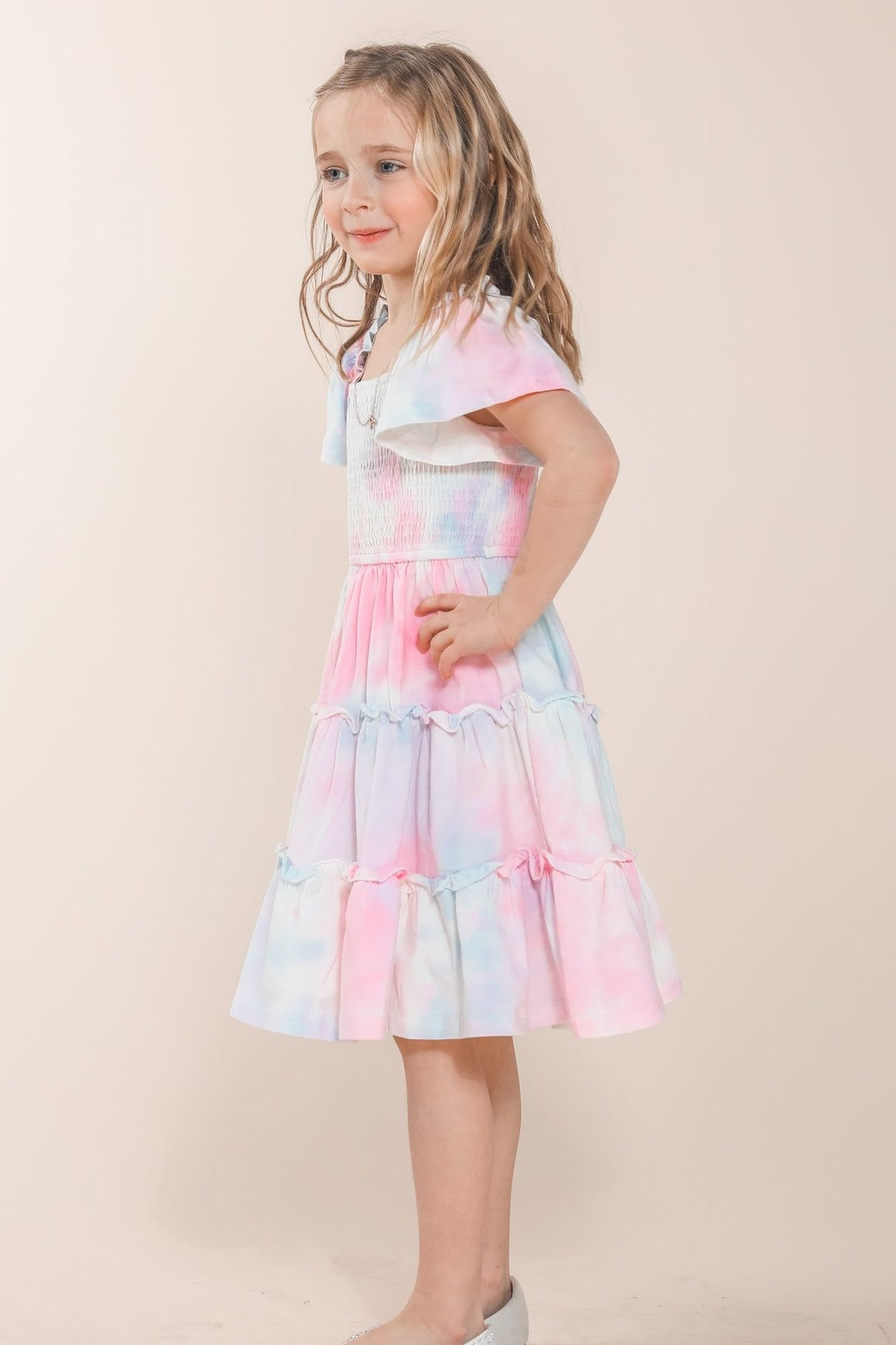 Girls | Mini Cotton Candy Dress | Multi