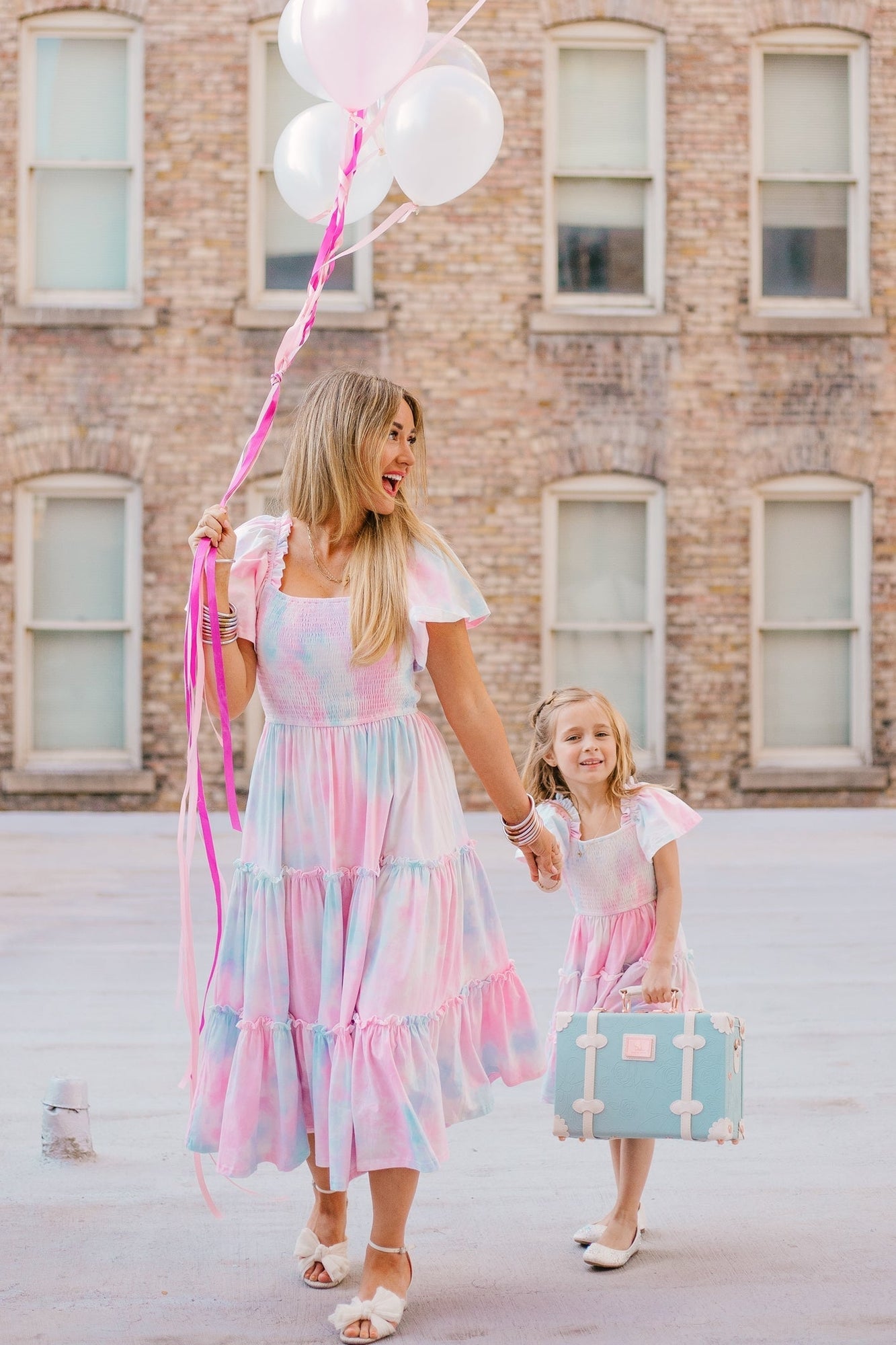 Girls | Mini Cotton Candy Dress | Multi