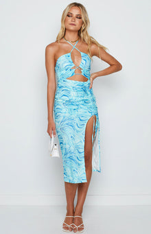 Morena Midi Dress | Blue