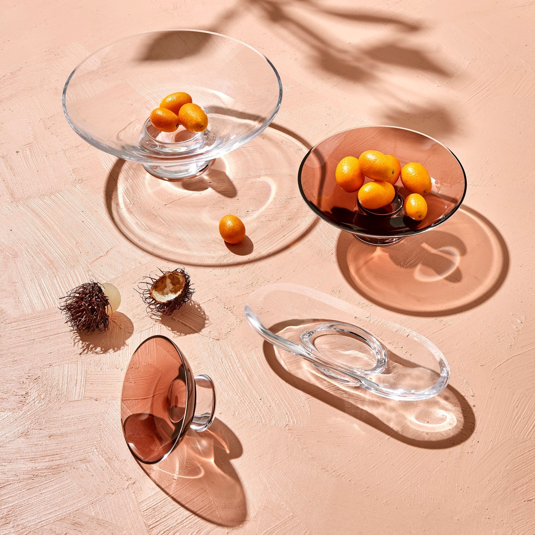 Silhouette Compartment Tray - Single Section - Short | Clear Crystal